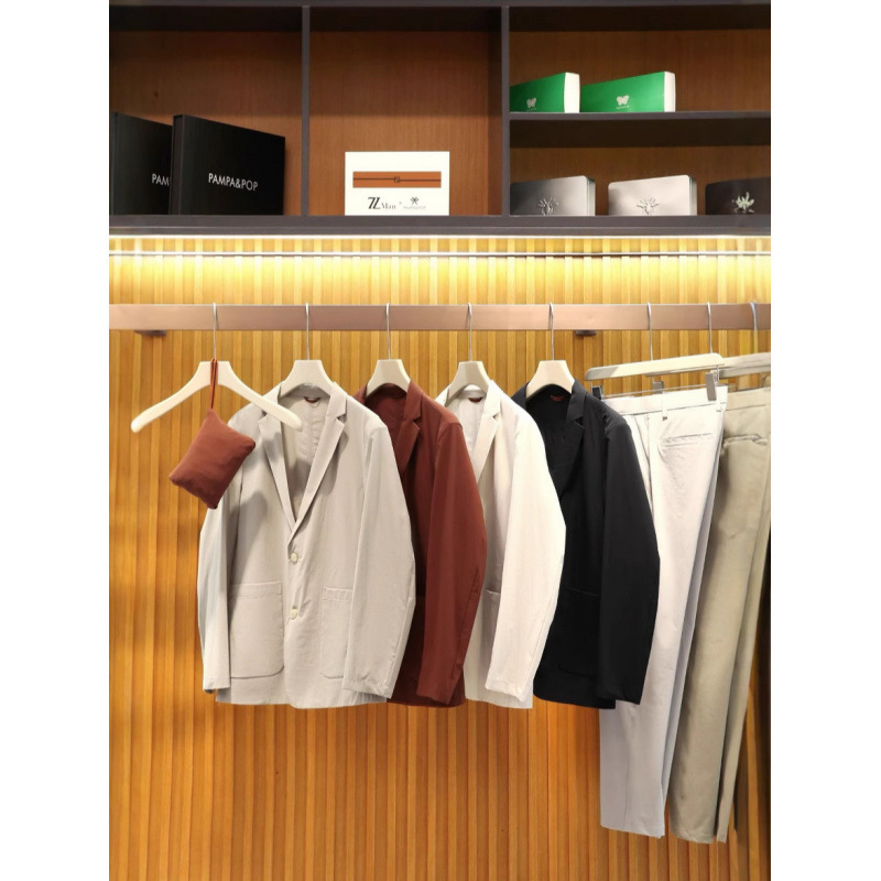 Light Luxury Zz Quick-Dry Technology Portable Storage Men's Business Commuter Elegant Casual Suit Jacket Light Luxury Zz Quick-Dry Technology Portable Storage Men's Business Commuter Elegant Casual Suit Jacket
