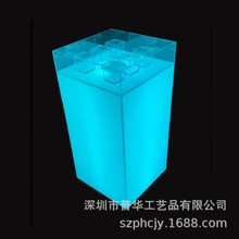 工厂定制 亚克力 发光LED展示柜立柜可加工定制亚加力LED灯展示盒