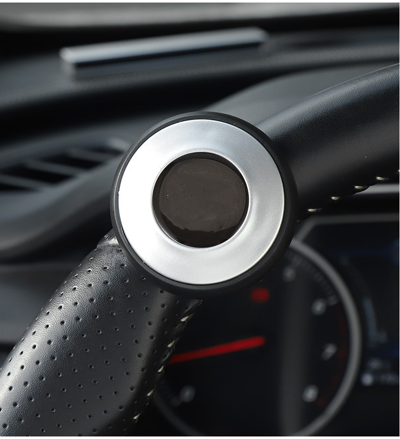 Car Steering Wheel Power Ball, Universal Driving Steering Aid, Multifunctional Steering Assist Device, Effort-Saving Ball