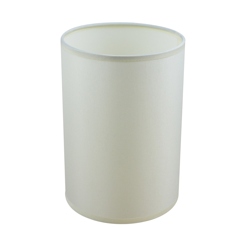 Pantalla redonda mate beige claro 14X20
