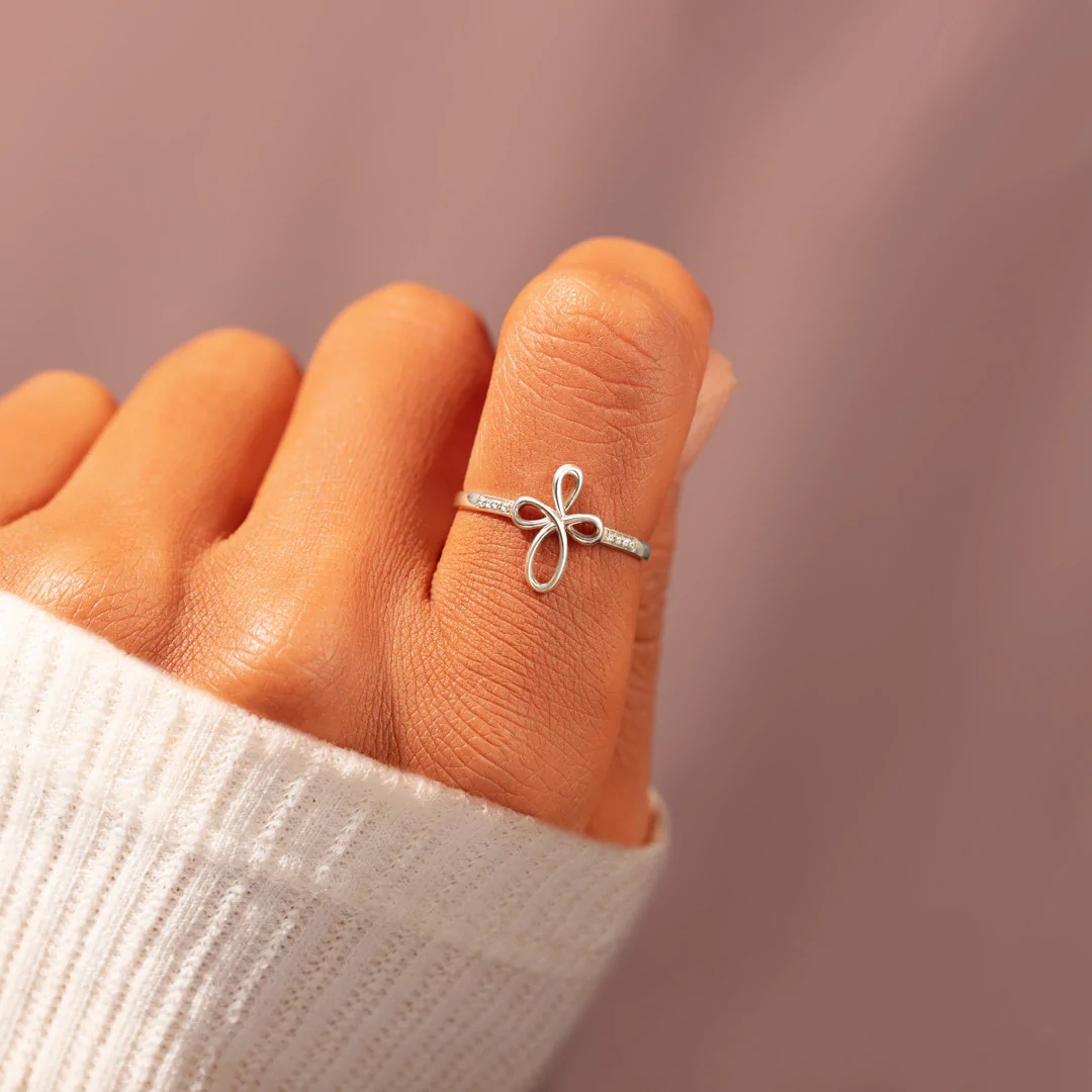 1 Piece Quantity Daily Occasion 925 Sterling Silver Zircon Geometric Rings 925 Sterling Silver Rings
