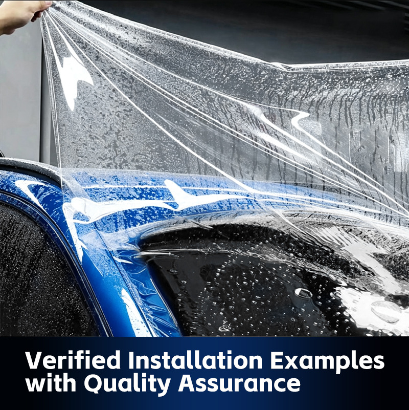 Cross-border exclusive supply of super-hydrophobic lotus leaf effect car paint protection film 7.5MIL 8.5MIL self-healing TPU PPF