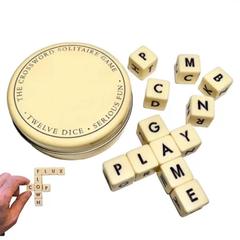 越境新商品 クロスワードソリティアゲーム パズルサイコロゲーム 手作り