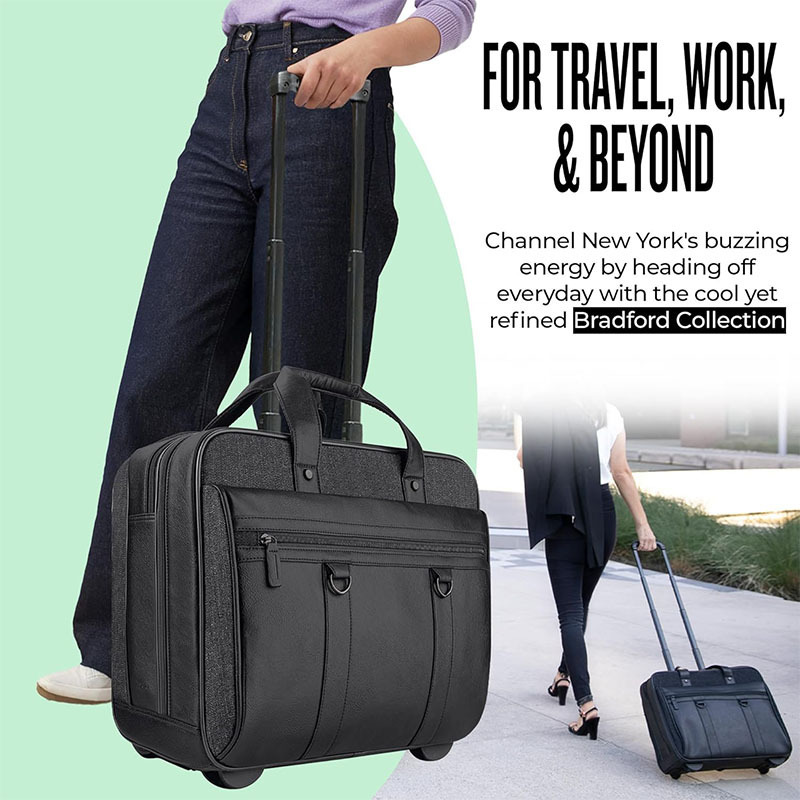 Cross-Border Bestseller: Rolling Laptop Bag, Detachable, 17.3inch Laptop Sleeves, Multifunctional Cross-Border Bestseller: Rolling Laptop Bag, Detachable, 17.3inch Laptop Sleeves, Multifunctional