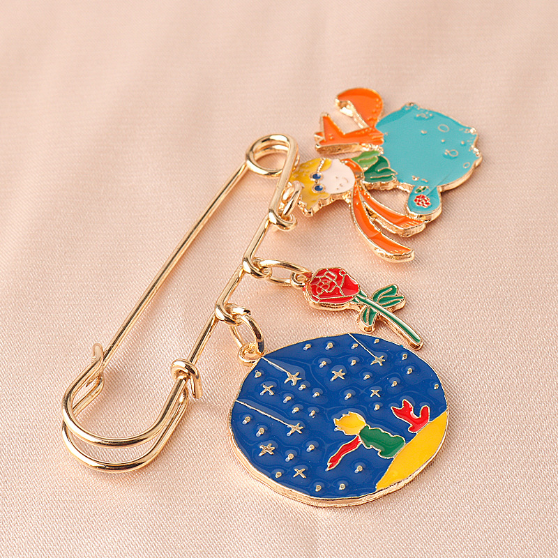 Cute Cartoon Character Alloy Plating Unisex Brooches display picture 6