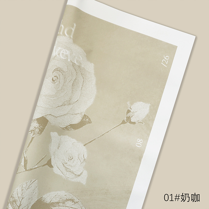 Huaxi Rose Story Papel de embalaje Ramo Papel de embalaje Impermeable Material de papel de embalaje Material de floristería Ramo de flores Papel de embalaje