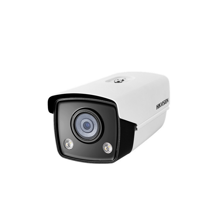 海康威视DS-2CD3T47FWDA3-LS 400万全彩智能警戒摄像机POE供电