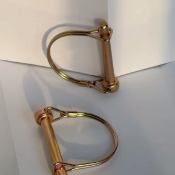 方形安全销开口镀锌弹簧保险插销紧固件定拉杆按钮d型销