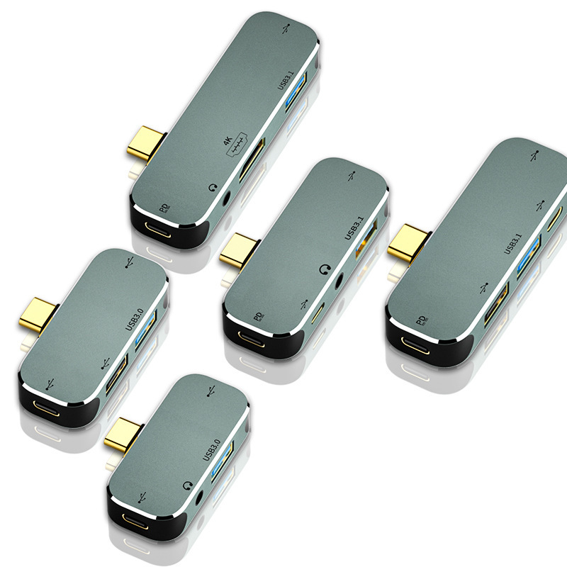 type-c to hdmi 5-in -1 Dock macbook Laptop switch Dock Mini hub