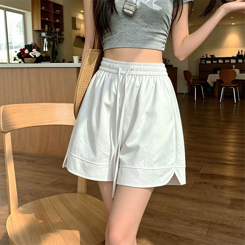 White Shorts for Women 2026 New Summer Wide-Leg Sports Pants Large Size Loose Casual Five-Point Yamamoto Pants White Shorts for Women 2026 New Summer Wide-Leg Sports Pants Large Size Loose Casual Five-Point Yamamoto Pants