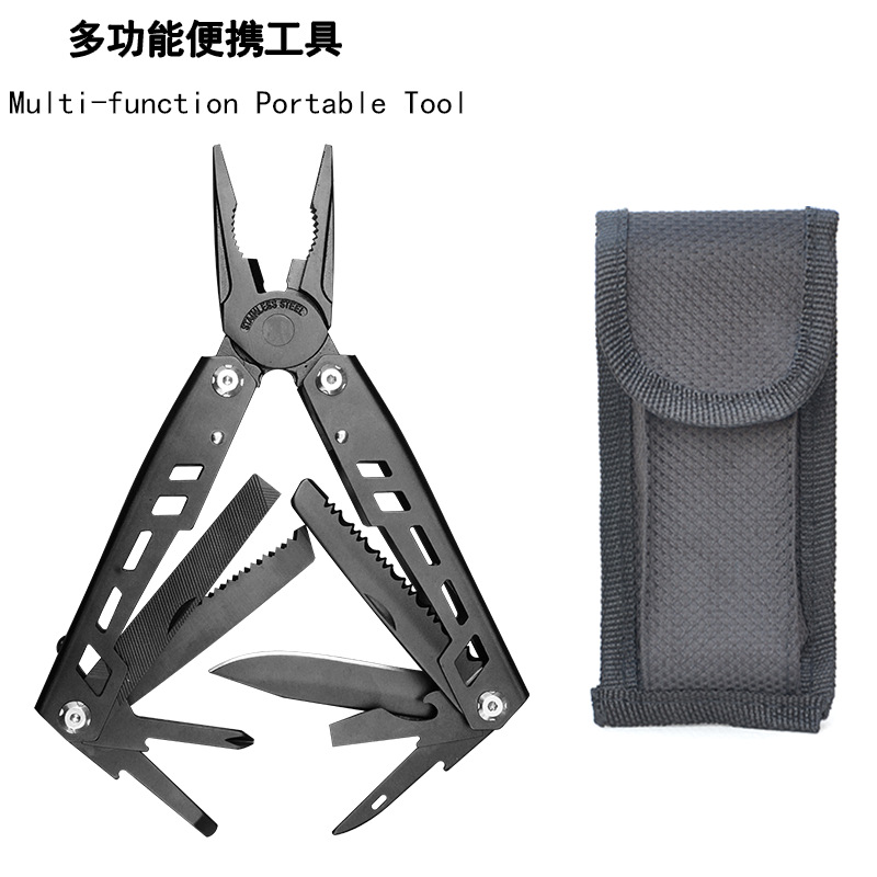 现货户外家用多功能折叠便携钳子剪线断线小刀开瓶多用途野营求生