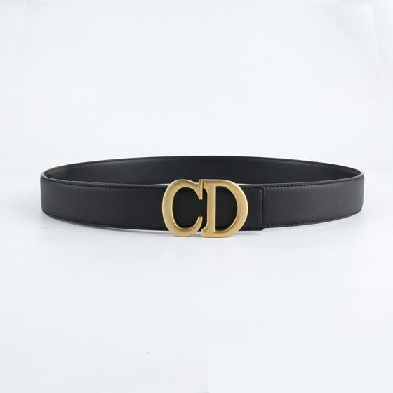 Cross-border foreign trade Dijia letter CD men's and women's leather leather belt pants belt 3.8 cm4.0 factory direct sales