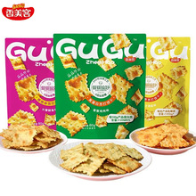 香美客苏打饼干80g菇菇珍好鱿鱼味轻咸酥脆追剧办公室休闲零食