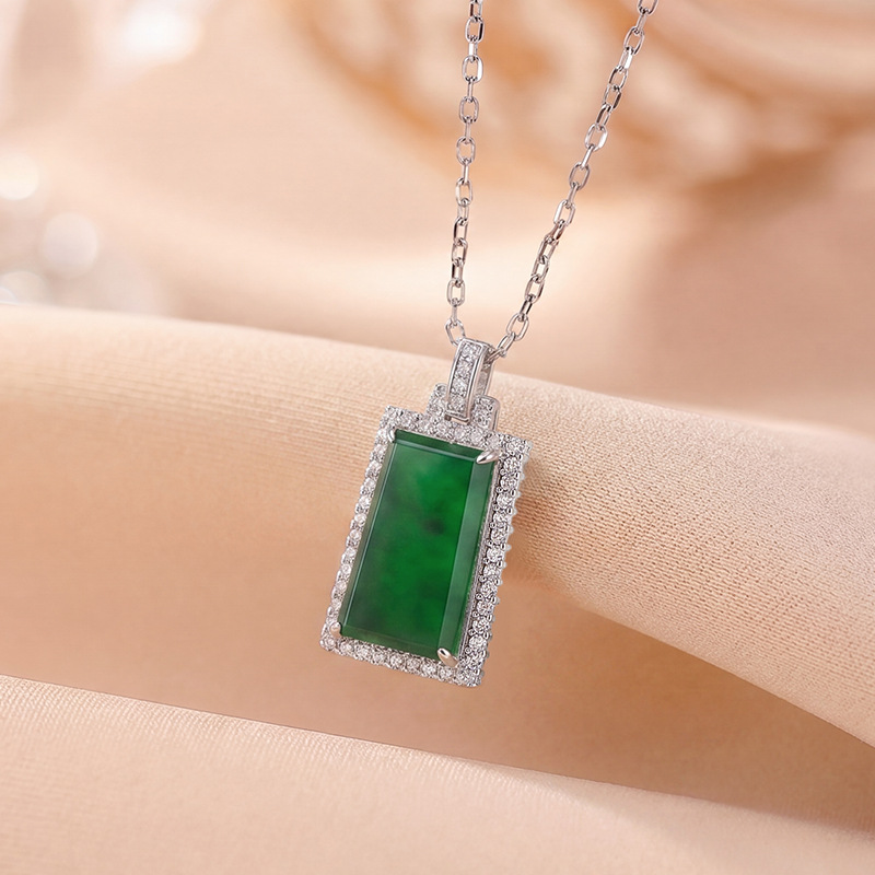 Mặt dây chuyền bạc S925 hình mặt nạ hình học phong cách thời trang — Mặt dây chuyền đơn (không bao gồm chuỗi)