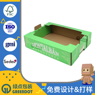 Specially Designed for Costco Sam's Fruit Pdq Paper Display Box Supermarket Promotion Display Rack Display Rack Display Carton