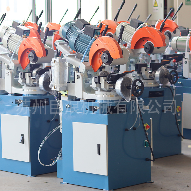 Mc315B Pneumatic Pipe Cutting Machine Stainless Steel Pipe 45-Degree Angle Water Saw Cutting Machine Semi-Automatic Metal Circular Saw Machine