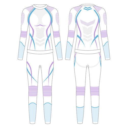 Professional men's and women's ski sports compression clothing autumn and winter cycling tight-fitting sweat-wicking breathable thermal underwear outdoor quick-drying clothing