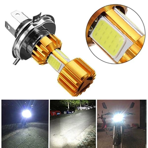 Motosiklet LED Fənəri Üçtərəfli İşıqlandırma H4 Üç Dırnaqlı İki Dırnaqlı Ba20D