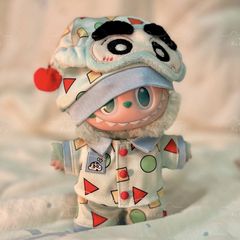 可爱卡通蜡笔小新睡衣17cmbubu一代二代三代公仔玩偶衣服换装着替