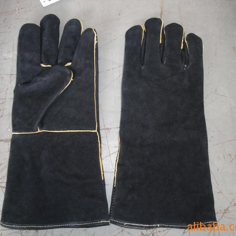 优质供应商生产牛二层AB级电焊专用手套 防切割手套 劳保手套