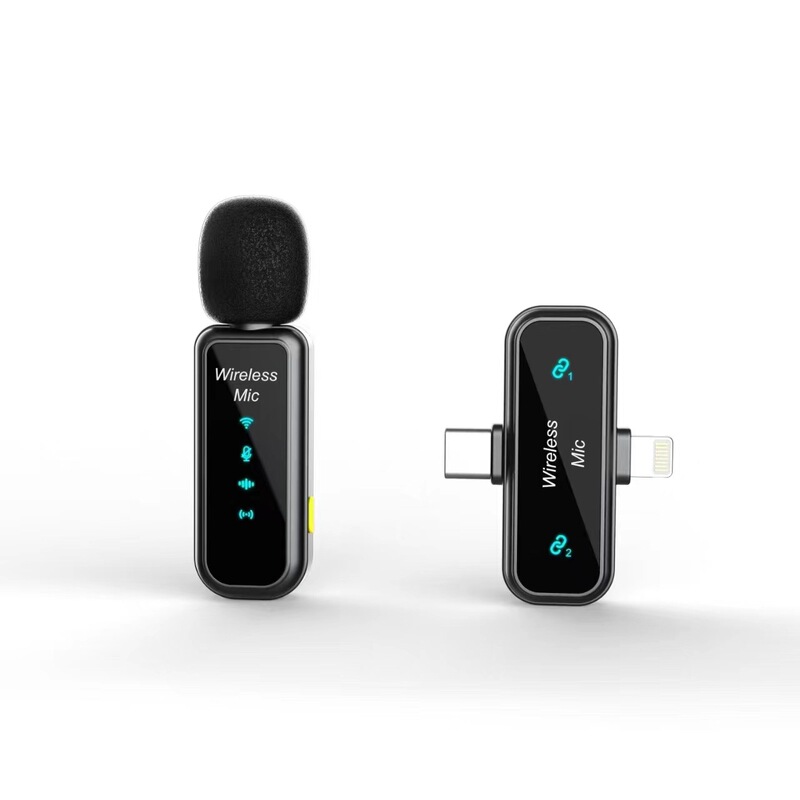 カスタマイズ可能な強力ノイズキャンセリングワイヤレスラベリアマイク、携帯電話ライブ配信用ユニバーサルプロ仕様フルセット、ライブ配信用専用機器|undefined