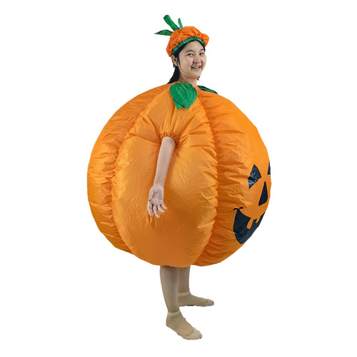 Pumpkin ornaments Ghost Festival stage performance cartoon doll walking inflatable costume Halloween decoration pumpkin inflatable costume