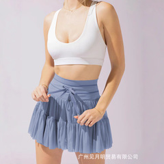 国境を越えた欧米の婦人服の半身のスカートの安全ズボンは光の春夏の新型の高い腰のひもの百のスカートのギャルを防ぎます。