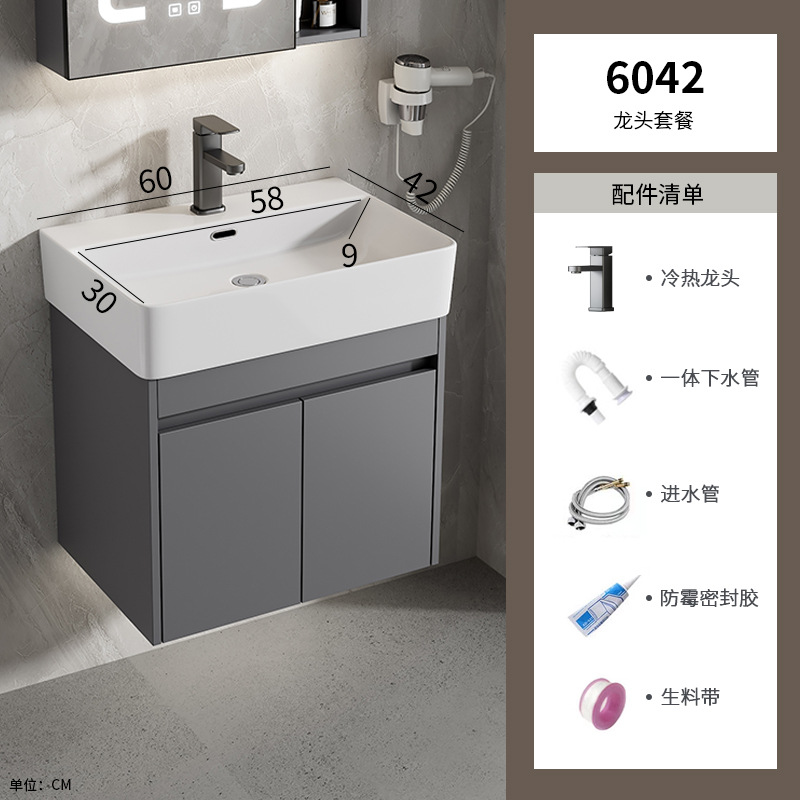 6042 gabinete de cerámica cuenca + grifo