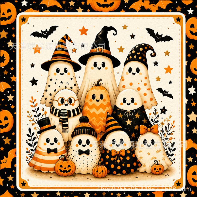 Halloween Quirky Pumpkin Mahjong Mat, Universal Water-Absorbent Non-Slip Mat for Game Rooms, Easy to Store, Noise-Reducing Mat, Heat-Insulating Mat Halloween Quirky Pumpkin Mahjong Mat, Universal Water-Absorbent Non-Slip Mat for Game Rooms, Easy to Store, Noise-Reducing Mat, Heat-Insulating Mat