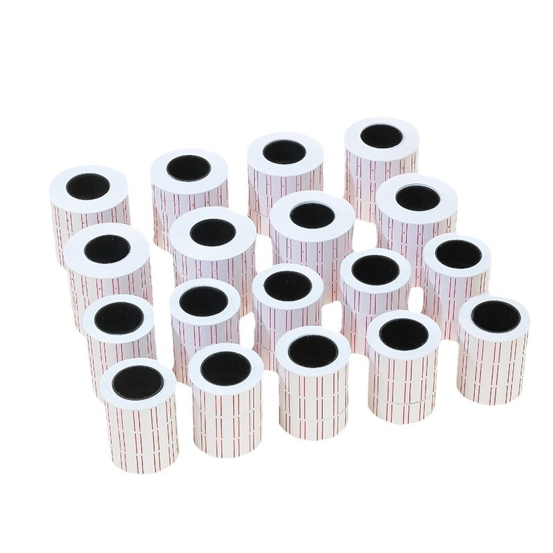 Máquina de codificación de Sakura Papel de precio Papel de etiqueta de precio de producto de supermercado Etiqueta de etiqueta de precio Papel de etiqueta de precio de supermercado Etiqueta de precio minorista