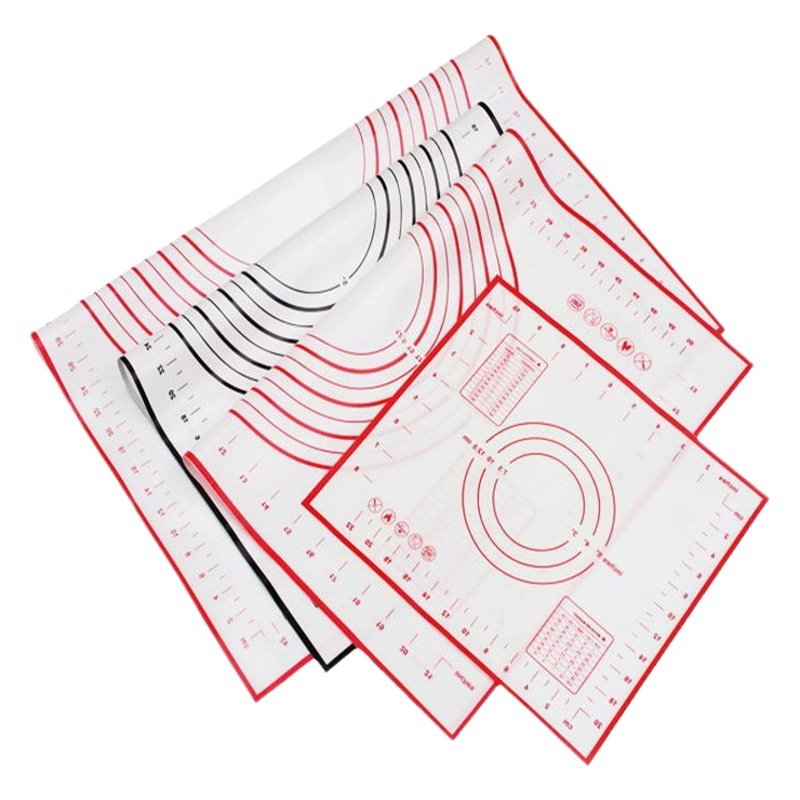 De calidad alimentaria de gran estera de amasado de silicona estera de corte engrosada estera de laminación estera de la hornada de silicona estera de harina