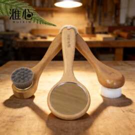 化妆镜木柄 洗脸刷木手柄 化妆刷木手柄 竹刷手柄 木洁面刷手柄