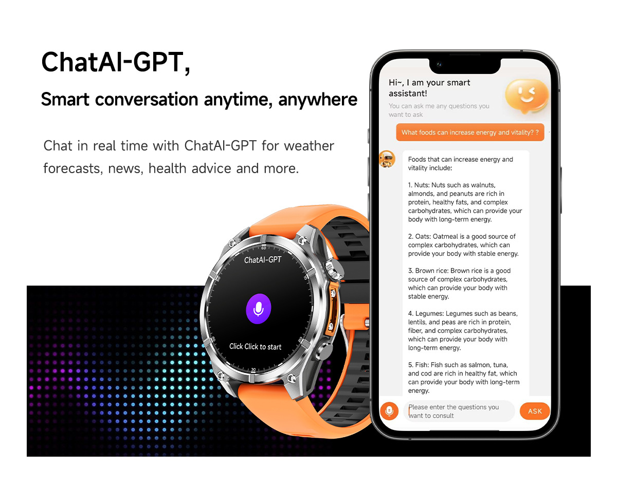 Smartwatch With Bluetooth Calling And Led Flashlight Sports Watch_voghion.com
