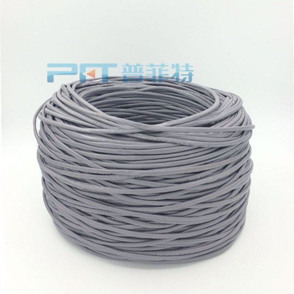 普菲特电话线厂家现货批发 室内4芯圆形电话线 四芯电话线双绞线