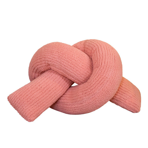 Triangle pillow soft cushion bedroom seat cushion knot pillow plush toy home bed sleeping pillow