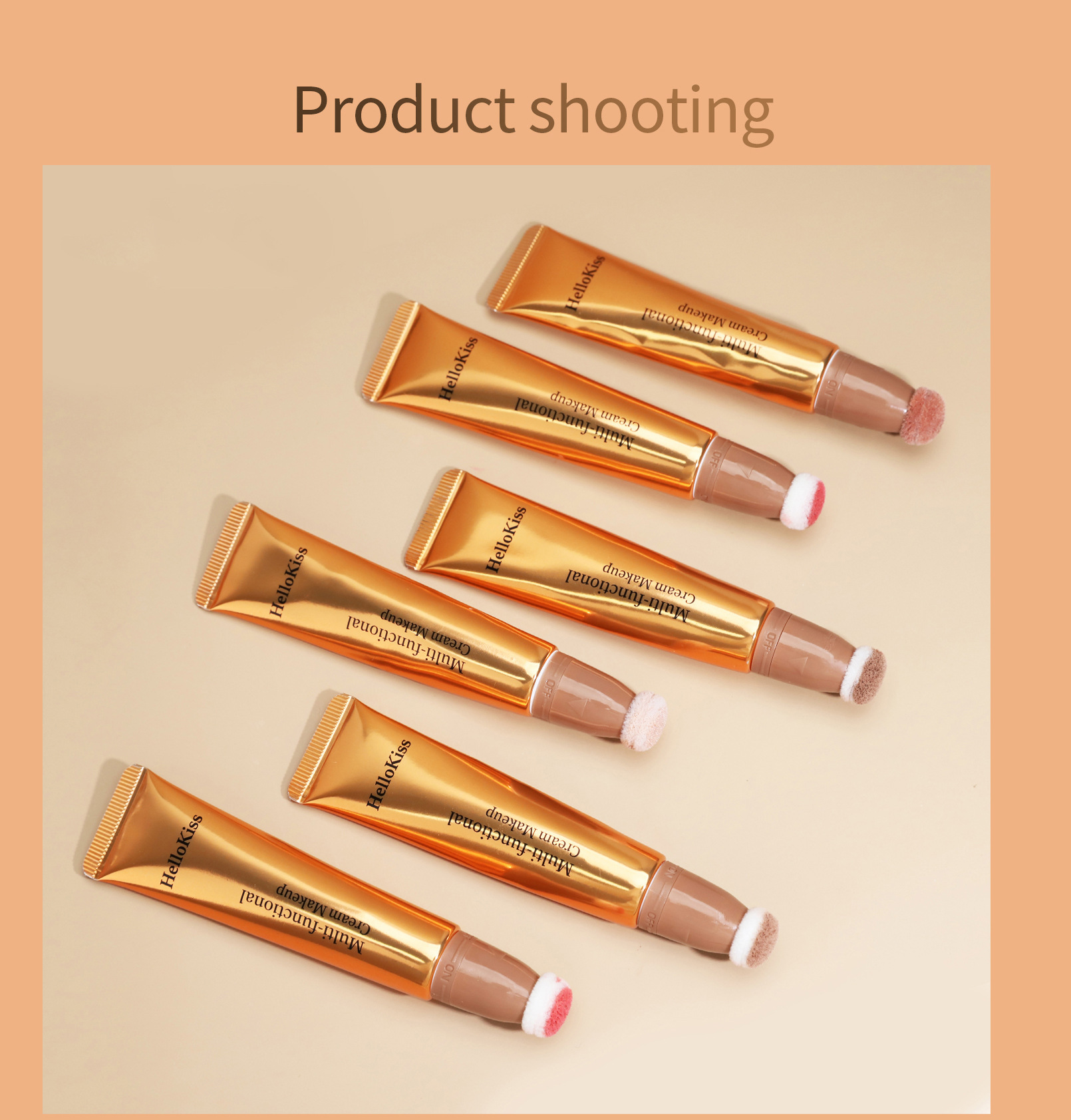 HelloKiss Liquid Highlighter Contouring Multi-functional Makeup Pen Sponge Tip Fine Sparkling Highlighter Liquid Blush Cross-border undefined