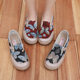 2023 New Style Linen Women's Non-Slip Lightweight Flat Fisherman Shoes Old Beijing Cloth Shoes Casual Soft Bottom Mother Shoes