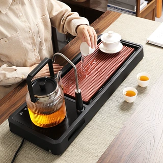 仿电木茶盘整块功夫茶具全自动一体办公家用客厅全自动泡茶用品