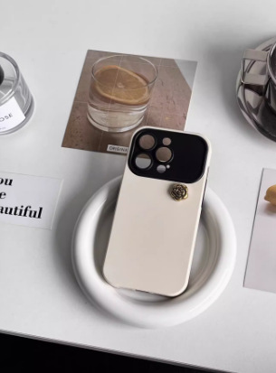 Camelia tridimensional + LF blanco y negro