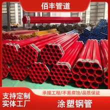 涂塑钢管直埋供排水承插连接复合钢管内外涂塑钢管螺旋管厂家