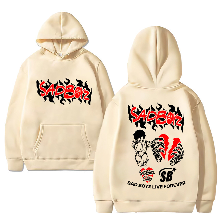 Junior H Sad Boyz music Hoodie New Men Women vintage Fleece