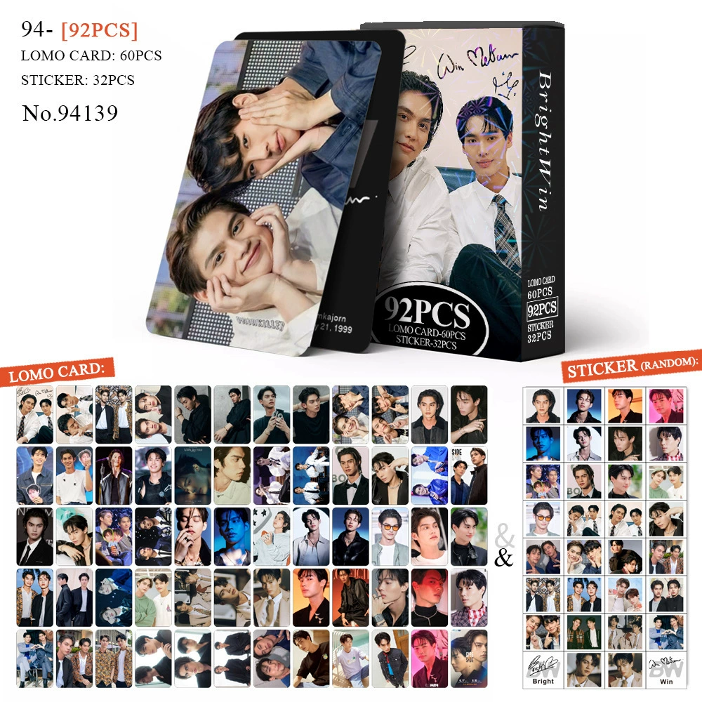 Набор 92 карточки с фото, BTS BPSKTWICE, двусторонние LOMO-карточки, фабричная печать