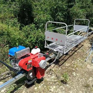 Mountain monorail transport vehicle agricultural high-horsepower rail transport aircraft orchard tea mountain scenic project cargo rail car