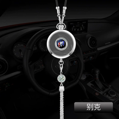 Trade Car Fragrance Pendant, Car Car hanging - buick-silver-alloy-ornaments-comes-with-1-bottle-of-blue-ocean-perfume