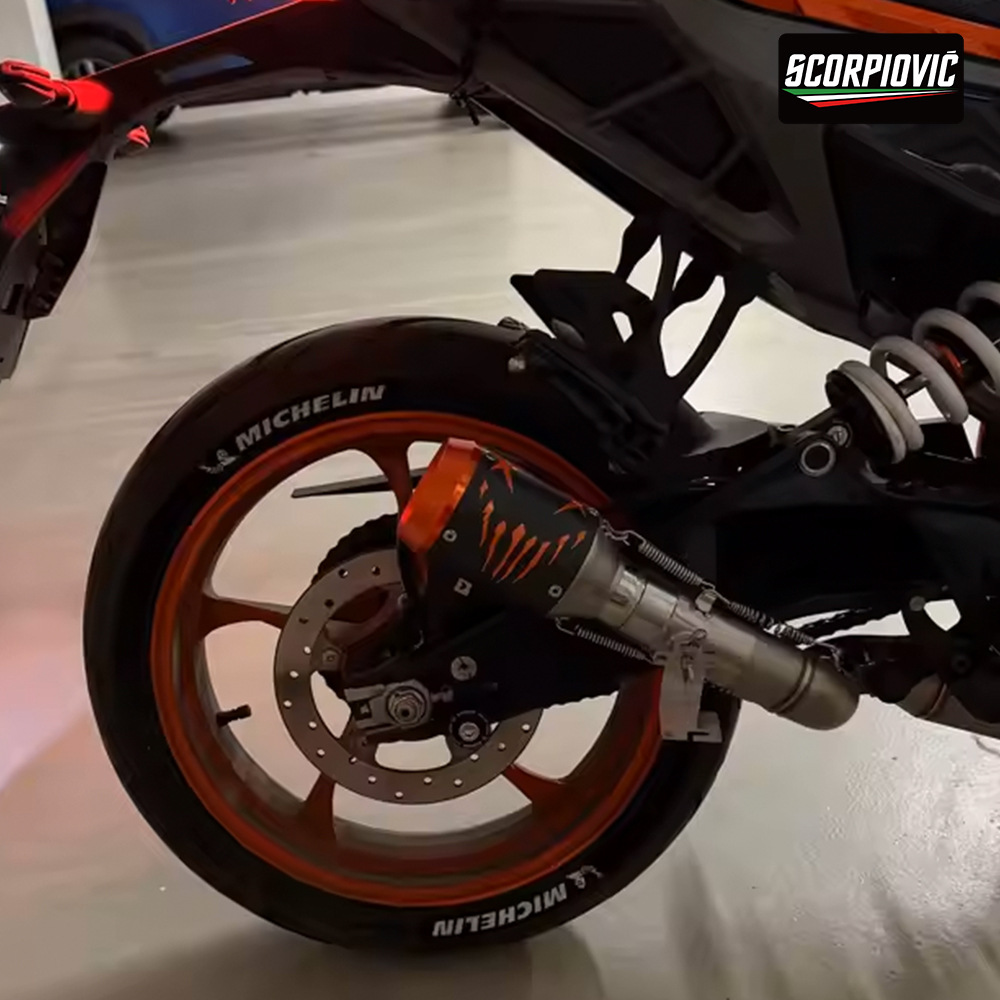 Suitable for 390Adv Exhaust Pipe Mid-Section and Tail-Section Silencer Modification for 250Duke 125Duke