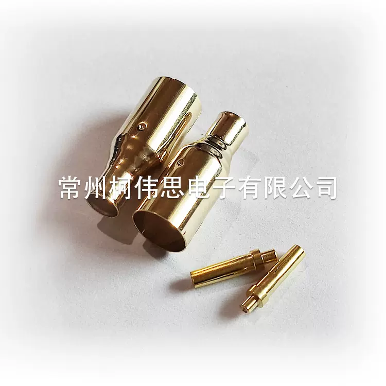 厂家直销 全铜环保TV头 TV公母头 子弹头母头 音视频插头