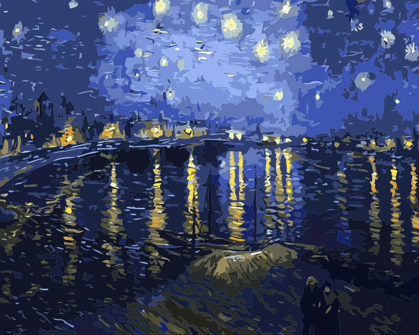 Ручная акриловая флористическая живопись, цифровой принт на холсте, 40×50 см, несколько дизайнов