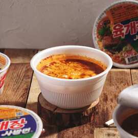 方便面韩国进口辣白菜泡菜韩式碗面辛拉面小杯面农心速食牛肉面