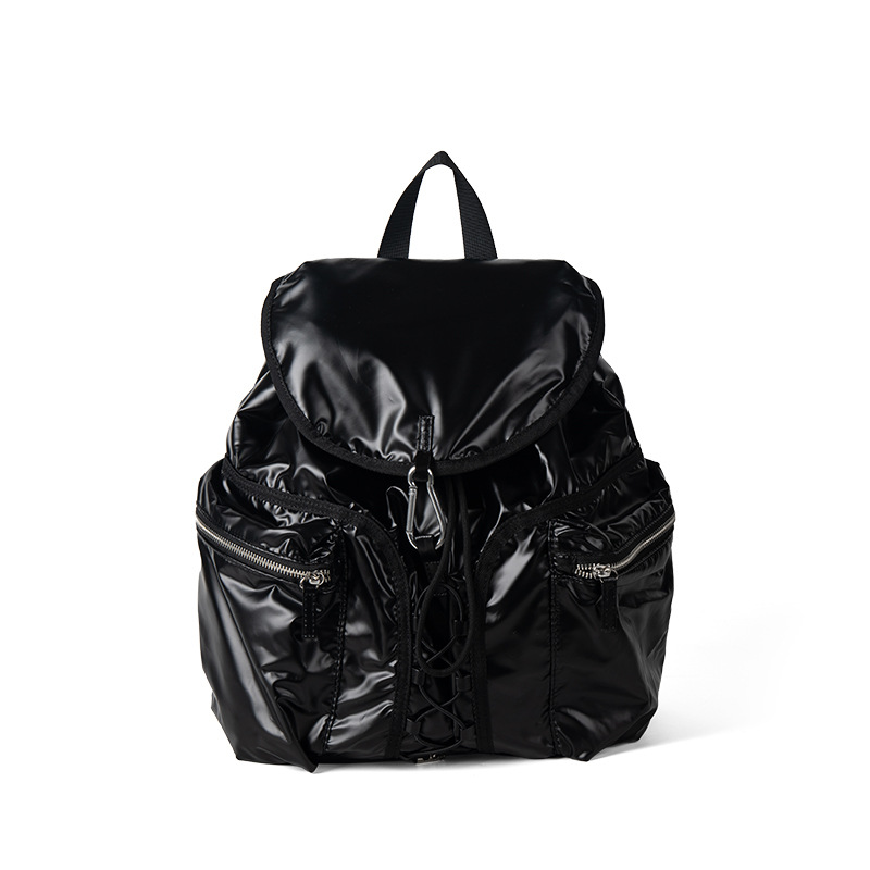 Zaino da viaggio di grande capacità, per sport all'aria aperta e tempo libero, con fibbia, coulisse, per studenti universitari, da donna_voghion.com