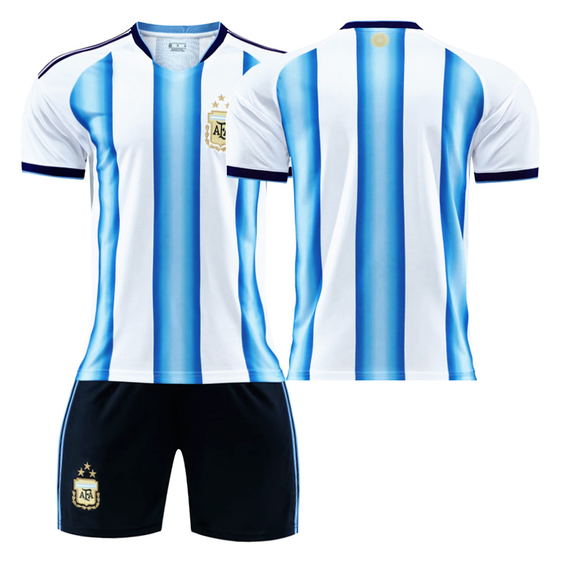 Copa del Mundo 2026 Argentina Camiseta de Fútbol en Casa No. 10 Camiseta de Messi 11 Di Maria 21 Dybala